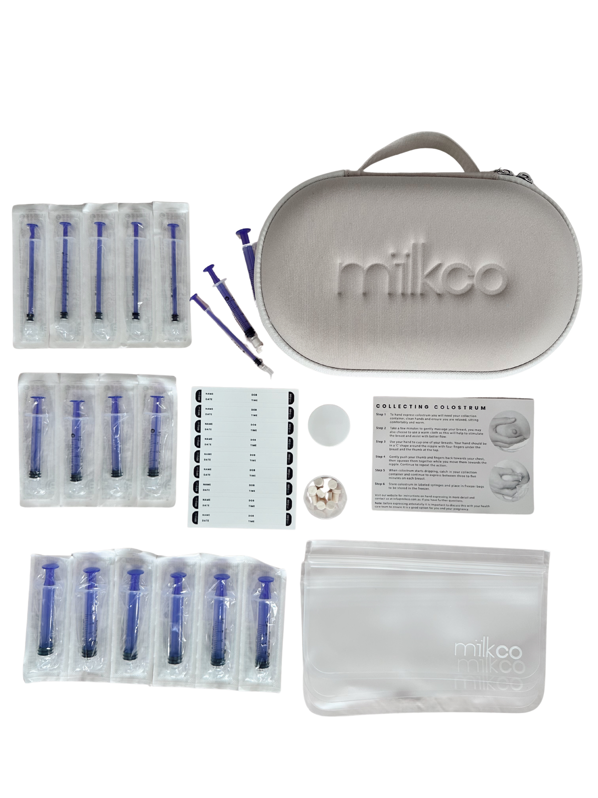 Colostrum Collection Kit - Antenatal Colostrum Expressing Kit – MilkCo Aus